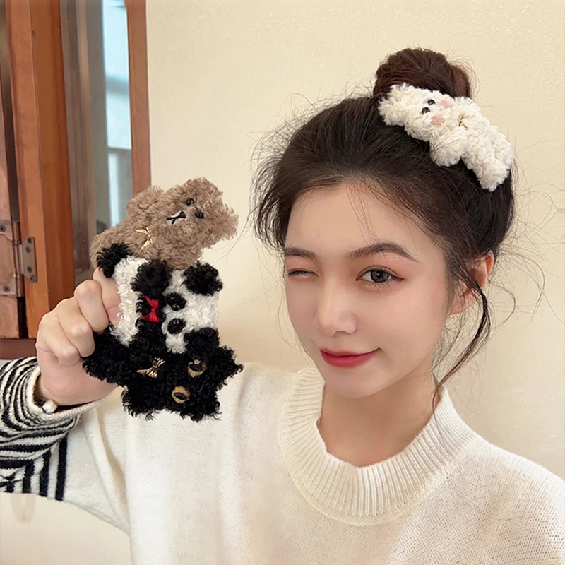 Animal Side Clip BB Clip Fluffy Hair Clip Cat Panda Bow Funny Hairpin Cartoon Bear Rabbit Plush Barrettes Cute Hair Accessories
Animal Side Clip BB Clip Fluffy Hair Clip Cat Panda Bow Funny Hairpin Cartoon Bear Rabbit Plush Barrettes Cute Hair Accessories