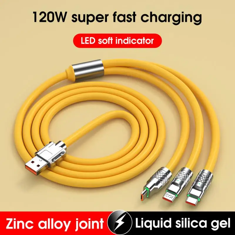 120w Fast Charging Cord Three-in-one Data Cable Quick Charge Three-in-one Data Line Super Fast Charge Hot Zinc Alloy Data Cable
120w Fast Charging Cord Three-in-one Data Cable Quick Charge Three-in-one Data Line Super Fast Charge Hot Zinc Alloy Data Cable