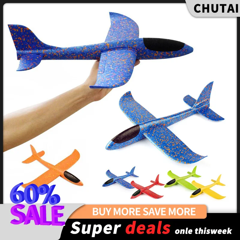 Big Foam Plane Flying Glider Toy Hand Throw Styrofoam Airplane Outdoor Game Aircraft Model Fun Toys aircraft for Kids Boys Gift
Big Foam Plane Flying Glider Toy Hand Throw Styrofoam Airplane Outdoor Game Aircraft Model Fun Toys aircraft for Kids Boys Gift