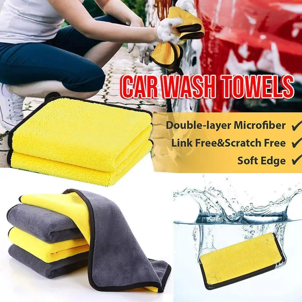 Extra Soft Car Wash Microfiber Towel Car Cleaning Drying Cloth Car Care Cloth Detailing Car WashTowel Never Scrat
Extra Soft Car Wash Microfiber Towel Car Cleaning Drying Cloth Car Care Cloth Detailing Car WashTowel Never Scrat