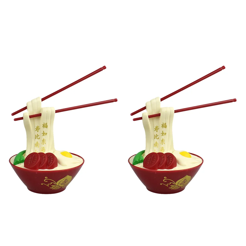 2 Pcs Ramen Ornament Chinese Decor Miniature Noodles Cupcakes Longevity Noodle Ornament Statuette Kids Kitchen Playset Miniature
2 Pcs Ramen Ornament Chinese Decor Miniature Noodles Cupcakes Longevity Noodle Ornament Statuette Kids Kitchen Playset Miniature