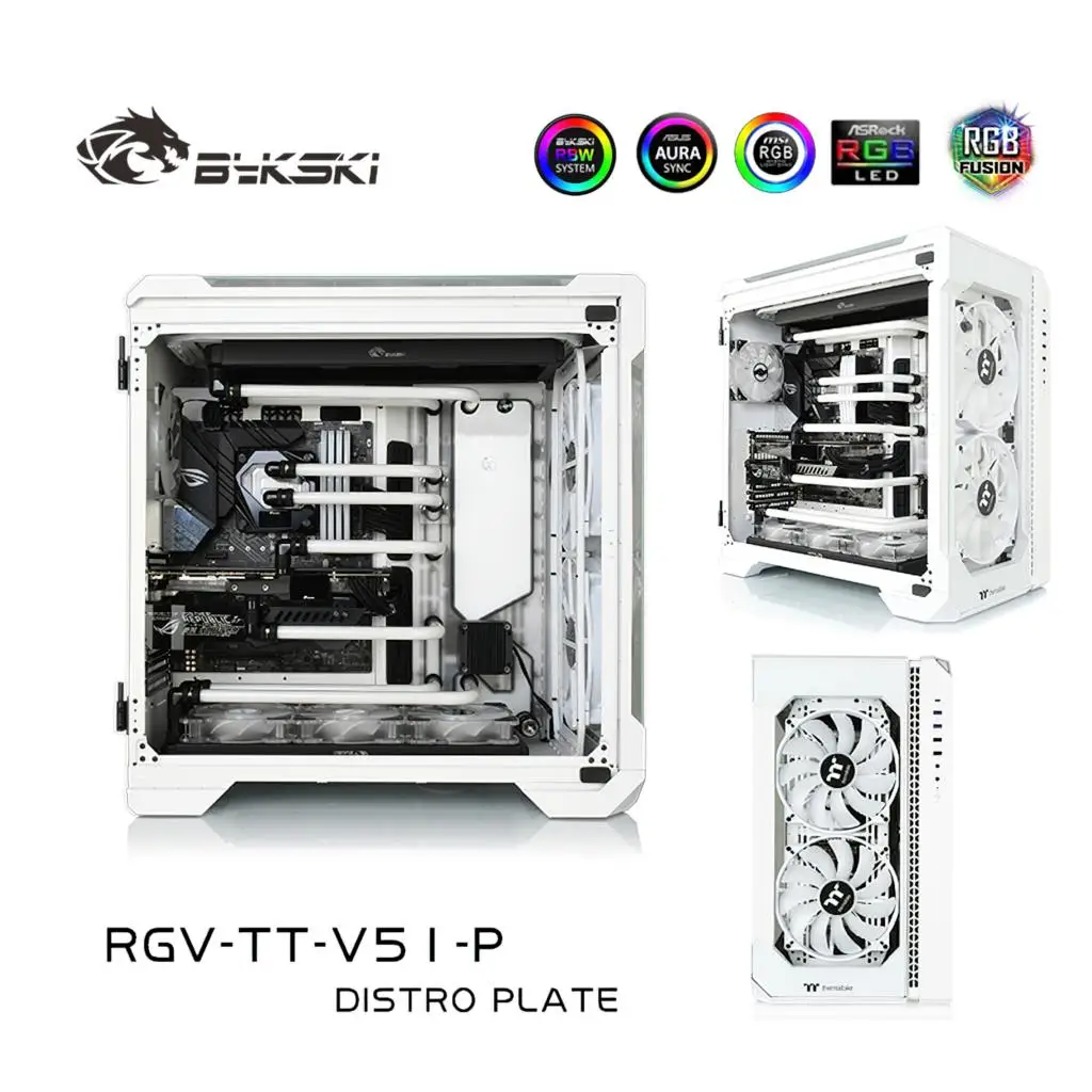 

Bykski Distro Plate Water Cooling Kit for TT Core View 51 Chassis Case CPU GPU RGB RGV-TT-V51-P