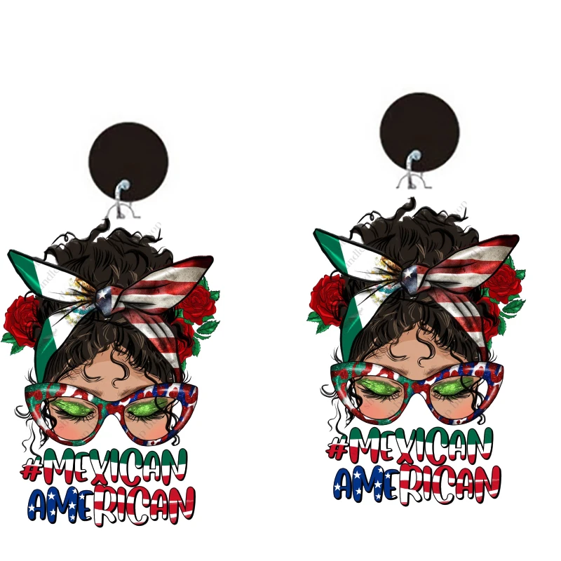 Newly Scarf Mama Acrylic Charm Earring For Women Epoxy Mexican American Dangle Earrings Jewelry Free Shipping
Newly Scarf Mama Acrylic Charm Earring For Women Epoxy Mexican American Dangle Earrings Jewelry Free Shipping