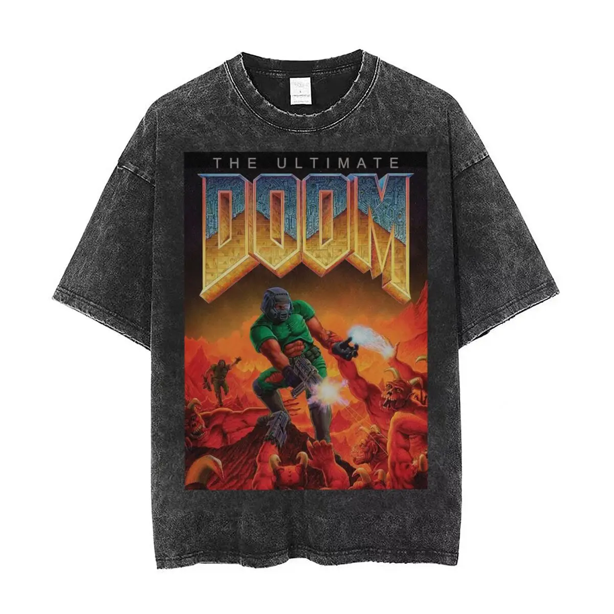 Футболка Doom с принтом для мужчин и женщин, винтажный Топ оверсайз в стиле хип-хоп с мытым принтом и коротким рукавом, с принтом «Slayer»
Футболка Doom с принтом для мужчин и женщин, винтажный Топ оверсайз в стиле хип-хоп с мытым принтом и коротким рукавом, с принтом «Slayer»