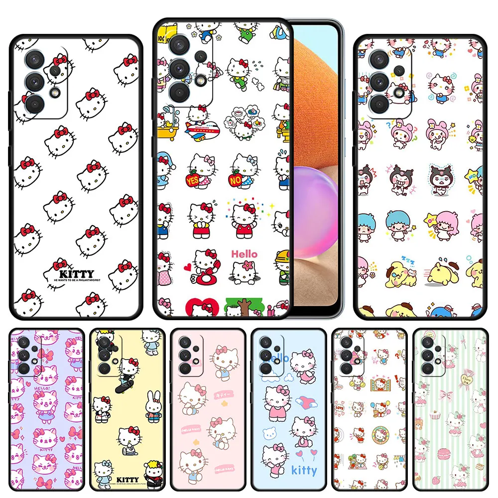Case Cover for Samsung Galaxy A02s A12 A21s A30 A50 A20 A11 A03 A23 A03s A01 Capinha Shockproof Bag Hello Kitty Characters Tile
Case Cover for Samsung Galaxy A02s A12 A21s A30 A50 A20 A11 A03 A23 A03s A01 Capinha Shockproof Bag Hello Kitty Characters Tile