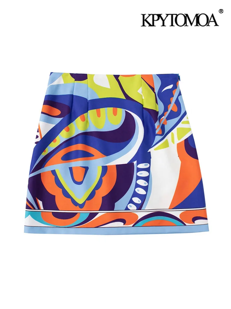 KPYTOMOA Women Fashion Printed A Line Mini Skirt Vintage High Waist Side Zipper Female Skirts Mujer
KPYTOMOA Women Fashion Printed A Line Mini Skirt Vintage High Waist Side Zipper Female Skirts Mujer