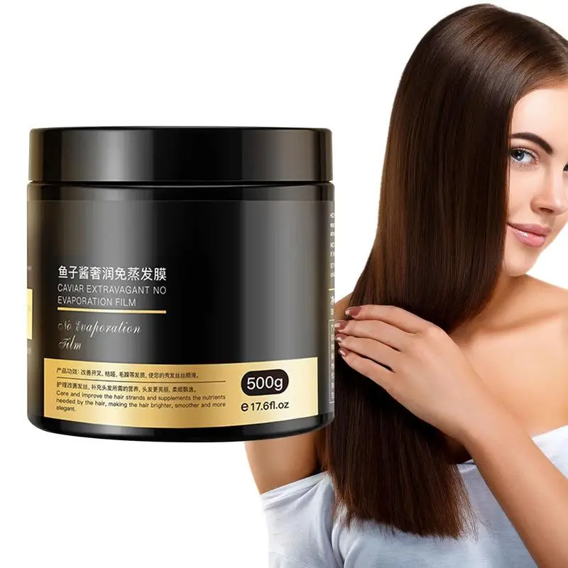 

Deep Conditioning Hair Masque Caviar Hydrating Hair Deep Conditioner 500g Smoothen Split Ends Hair Care Lotion For Damaged Hair