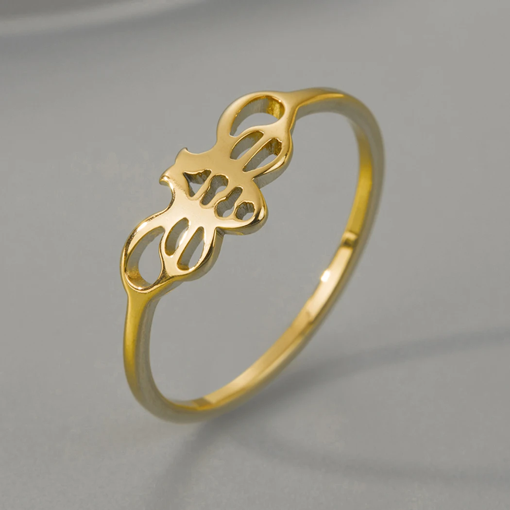 Chandler Stainless Steel Cutout Butterfly Ring Stainless Steel Insect Series Cute and Simple for Women Party Jewelry
Chandler Stainless Steel Cutout Butterfly Ring Stainless Steel Insect Series Cute and Simple for Women Party Jewelry