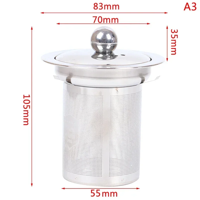 Многоразовое ситечко для чая из нержавеющей стали S/M/L 
Многоразовое ситечко для чая из нержавеющей стали S/M/L