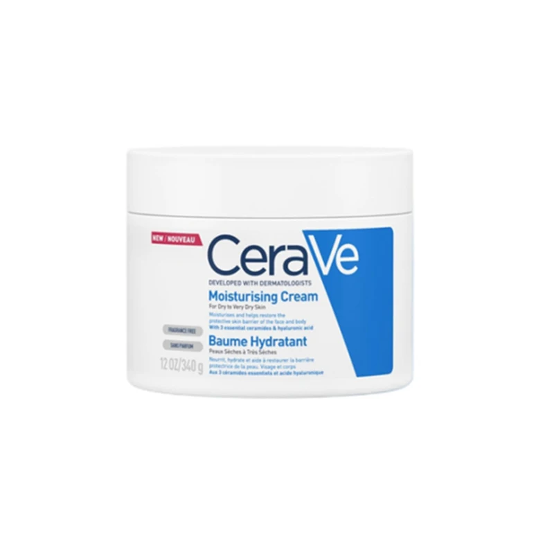 

Увлажняющий крем CeraVe для кожи, лица и тела Care 340 г, питательный восстанавливающий крем с гидратацией, улучшает тусклость для нормальной и сухой кожи