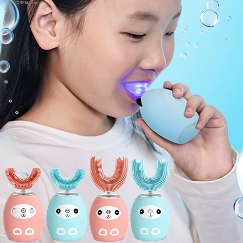 Music Children's U-shaped Electric Toothbrush 360 Degrees Sonic Silicone Tooth Brush Rechargeable Smart Ultrasonic Toothbrush
Music Children's U-shaped Electric Toothbrush 360 Degrees Sonic Silicone Tooth Brush Rechargeable Smart Ultrasonic Toothbrush