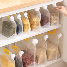 1/5pcs Sealed Storage Bag Rice Packaging Bag Grains Moisture-Proof Insect-Proof Transparent Thickened Portable Food-Grade Bag