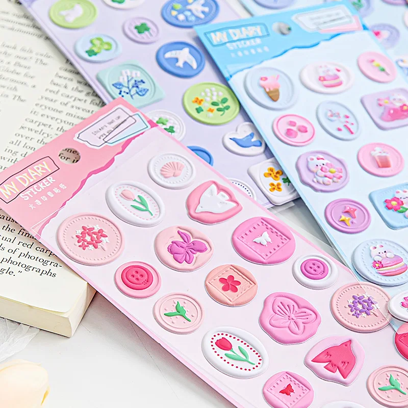 Diary Hand Book Stereo Wax Seal Cartoon Foam Mobile Phone Stickers Decorative Diary Children Stickers Planner Stickers
Diary Hand Book Stereo Wax Seal Cartoon Foam Mobile Phone Stickers Decorative Diary Children Stickers Planner Stickers