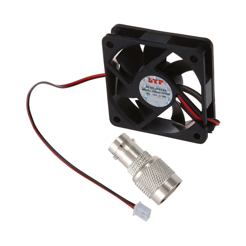 DC 12V 2Pins Cooling Fan 60Mm X 15Mm For PC Computer Case CPU Cooler With TNC Male Plug To BNC Connector
DC 12V 2Pins Cooling Fan 60Mm X 15Mm For PC Computer Case CPU Cooler With TNC Male Plug To BNC Connector