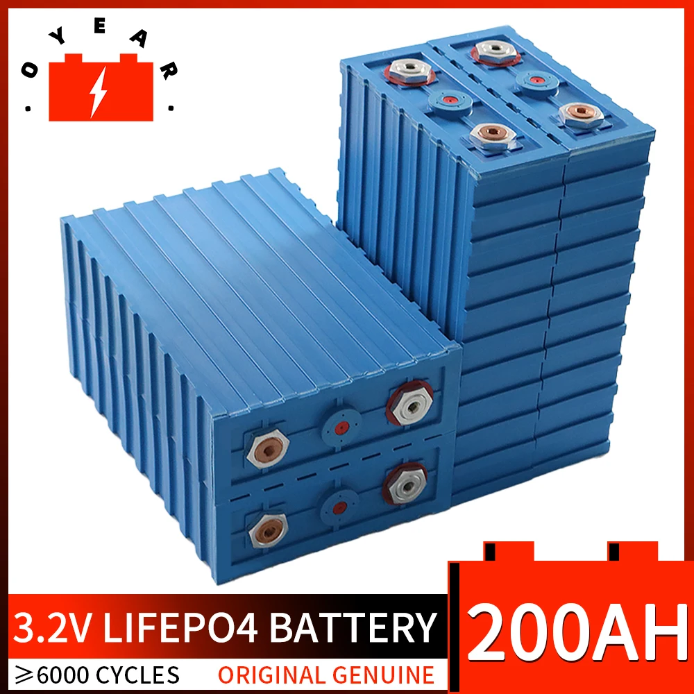3.2V Lifepo4 200Ah Batteri Hot Sale Rechargeable 12v Lithium iron phosphate battery Pack For RV Solar System Campers Golf Cart
3.2V Lifepo4 200Ah Batteri Hot Sale Rechargeable 12v Lithium iron phosphate battery Pack For RV Solar System Campers Golf Cart