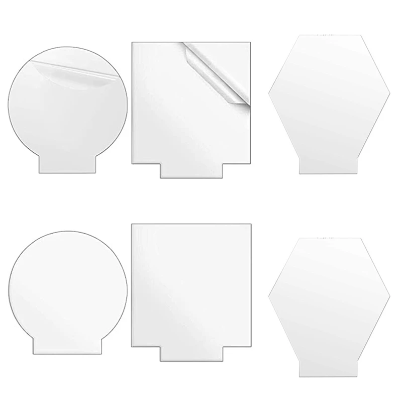 6Pcs Clear Acrylic Panels, 2Mm Plexiglass Sheet Boards For LED Light Base, Signs, Medals, Craft, DIY Display Projects
6Pcs Clear Acrylic Panels, 2Mm Plexiglass Sheet Boards For LED Light Base, Signs, Medals, Craft, DIY Display Projects