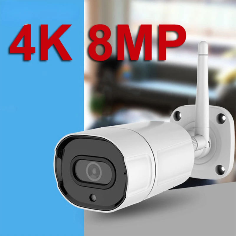 

Wifi 4K IP Camera Outdoor H.265 Onvif Bullet CCTV Array Night Vision IR POE Video Surveillance HD Camera Camhi Camhipro APP