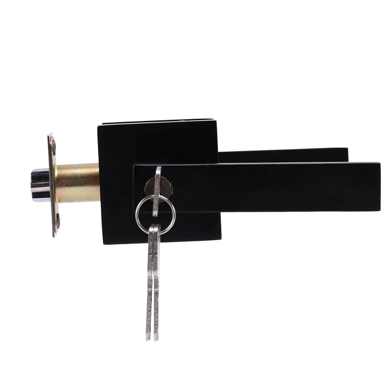 4X Door Handle Lock Square Channel Privacy Mask Interior Bedroom Room Bathroom Three-Bar Spherical Lock-Black
4X Door Handle Lock Square Channel Privacy Mask Interior Bedroom Room Bathroom Three-Bar Spherical Lock-Black