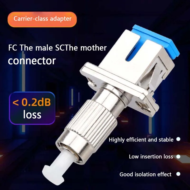 FC-SC Single Mode Coupler Hybrid Converter Fiber Optic Adapter for FC Male to SC Female Converter Adapter Hot
FC-SC Single Mode Coupler Hybrid Converter Fiber Optic Adapter for FC Male to SC Female Converter Adapter Hot