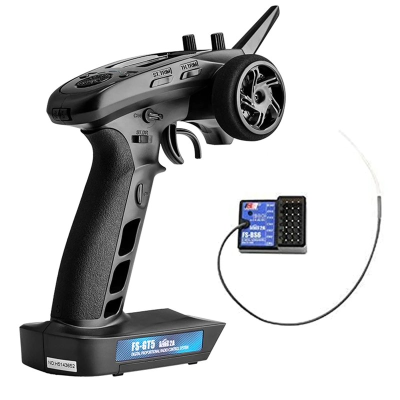 FLYSKY FS-GT5 GT5 2.4G 6CH RC Remote Controller Transmitter With FS-BS6 Receiver For RC Car Boat
FLYSKY FS-GT5 GT5 2.4G 6CH RC Remote Controller Transmitter With FS-BS6 Receiver For RC Car Boat