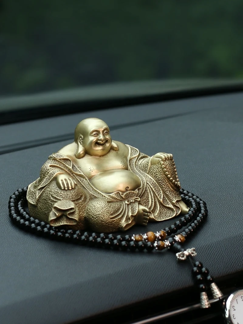 Maitreya Copper High-End Center Console Interior Decoration Car Smiling Buddha Safe Creative Men and Women
Maitreya Copper High-End Center Console Interior Decoration Car Smiling Buddha Safe Creative Men and Women