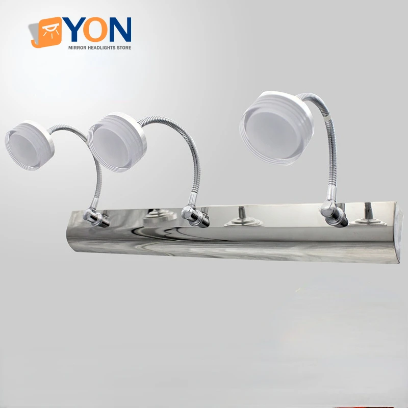 Led Mirror Cabinet Light Bathroom Mirror Light Indoor Bedroom Bathroom Makeup Light Dressing Table Light 3 Heads Stainless Steel
Led Mirror Cabinet Light Bathroom Mirror Light Indoor Bedroom Bathroom Makeup Light Dressing Table Light 3 Heads Stainless Steel