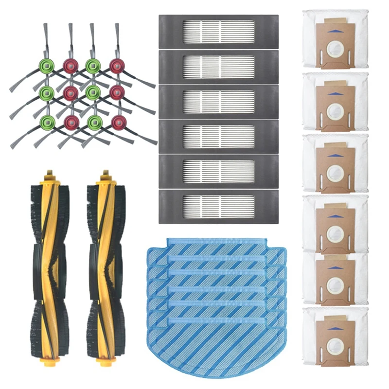 For ECOVACS DEEBOT OZMO T8/AIVI/MAX N8PRO /T9 /T9MAX Robot Vacuum Cleaner Main/Side Brush Dust Bag HEPA Filter Mop Pads
For ECOVACS DEEBOT OZMO T8/AIVI/MAX N8PRO /T9 /T9MAX Robot Vacuum Cleaner Main/Side Brush Dust Bag HEPA Filter Mop Pads