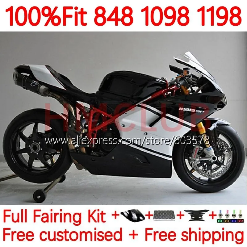 Инъекция для DUCATI 848 1098 1198 S R 848S 2007 2008 2009 2010 2011 1098R 07 08 09 10 11 12 обтекатель 163No.49 черный белый
Инъекция для DUCATI 848 1098 1198 S R 848S 2007 2008 2009 2010 2011 1098R 07 08 09 10 11 12 обтекатель 163No.49 черный белый