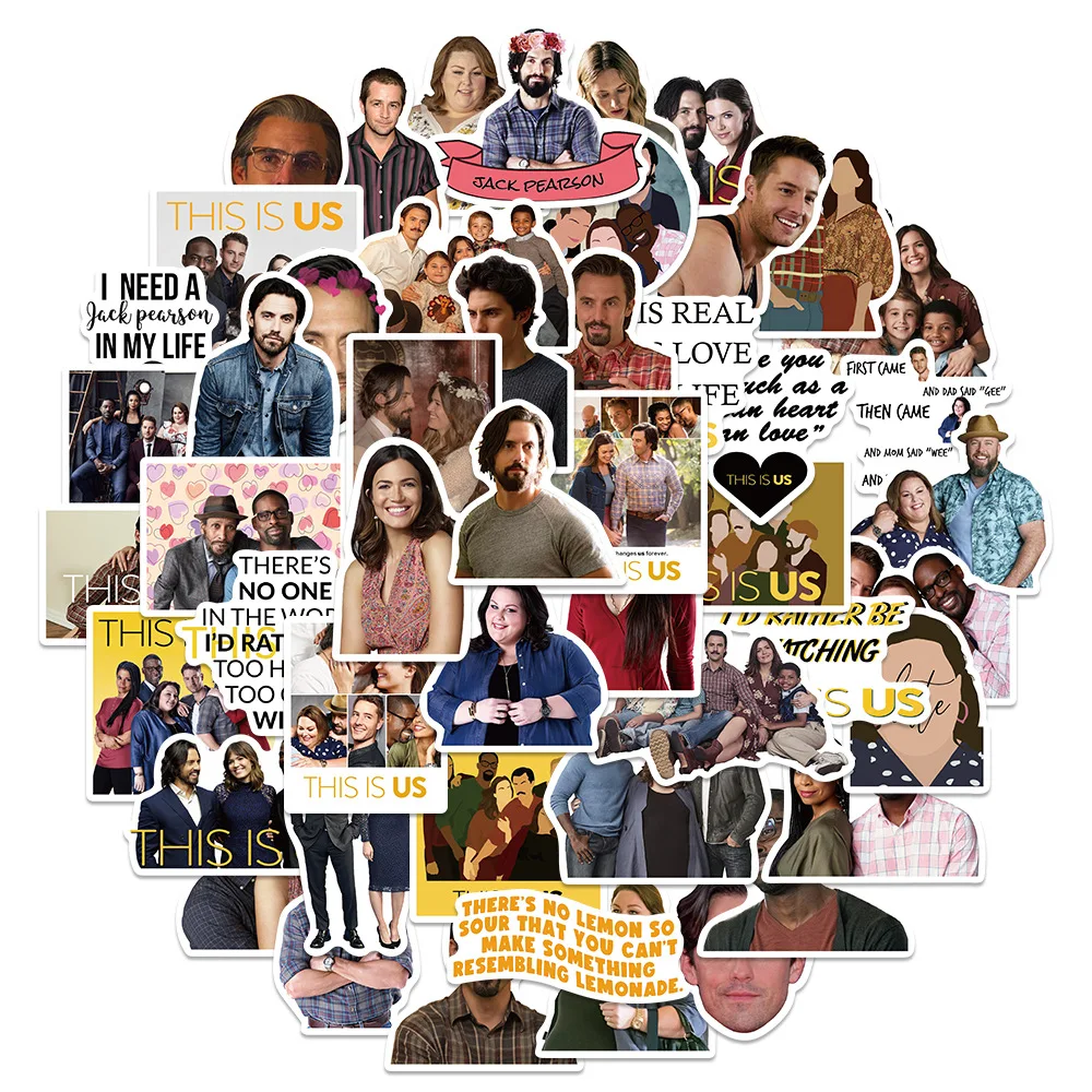 50 Warm American TV Dramas This Is Us Graffiti Stickers Luggage Phone Notebook Stickers Laptop Sticker Sticker Flakes
50 Warm American TV Dramas This Is Us Graffiti Stickers Luggage Phone Notebook Stickers Laptop Sticker Sticker Flakes