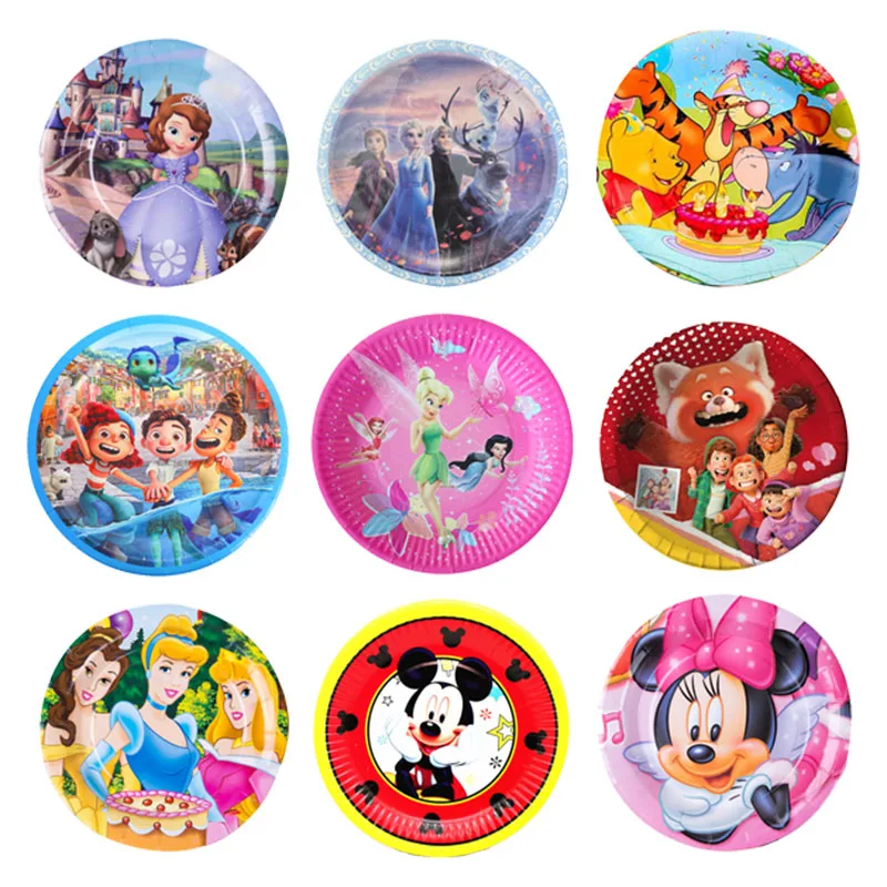 Cartoon Variety Of Princess Mickey Baby Boss Frozen Stitch Luca Yoda Birthday Party Supplies 7-inch Plate Decoration Kid Toy
Cartoon Variety Of Princess Mickey Baby Boss Frozen Stitch Luca Yoda Birthday Party Supplies 7-inch Plate Decoration Kid Toy