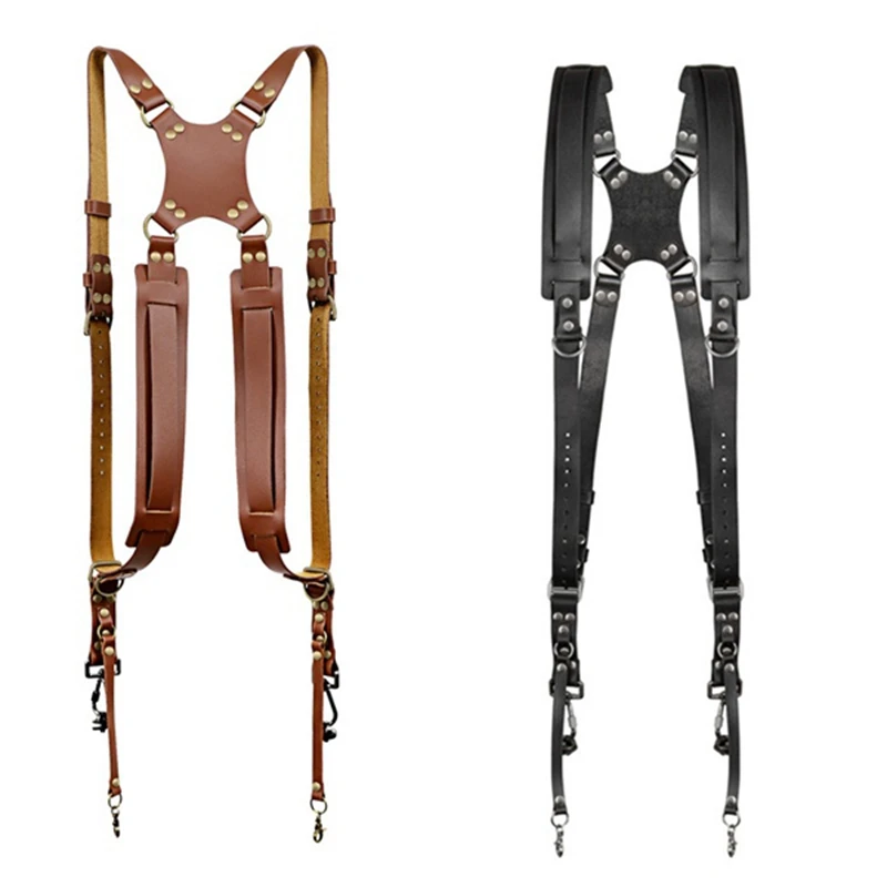 Кожаный двойной ремень для камеры с ремнем для двух камер s кожаный двойной наплечный ремень Двойная защита от 
Кожаный двойной ремень для камеры с ремнем для двух камер s кожаный двойной наплечный ремень Двойная защита от