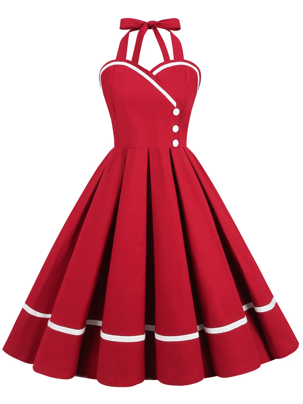 Robe Pin Up Rockabilly Party Dresses 50s 60s Women Pleated Strapless Cotton Red Green Pink V Neck Femme Elegant Vintage Dresses
Robe Pin Up Rockabilly Party Dresses 50s 60s Women Pleated Strapless Cotton Red Green Pink V Neck Femme Elegant Vintage Dresses