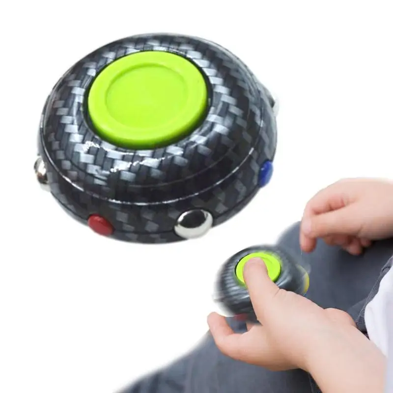 

Fingertip Gyro Decompression Toy Trendy Black Technology Anti Stress Hand Spinner Toy Relieve Stress For Adult And Children