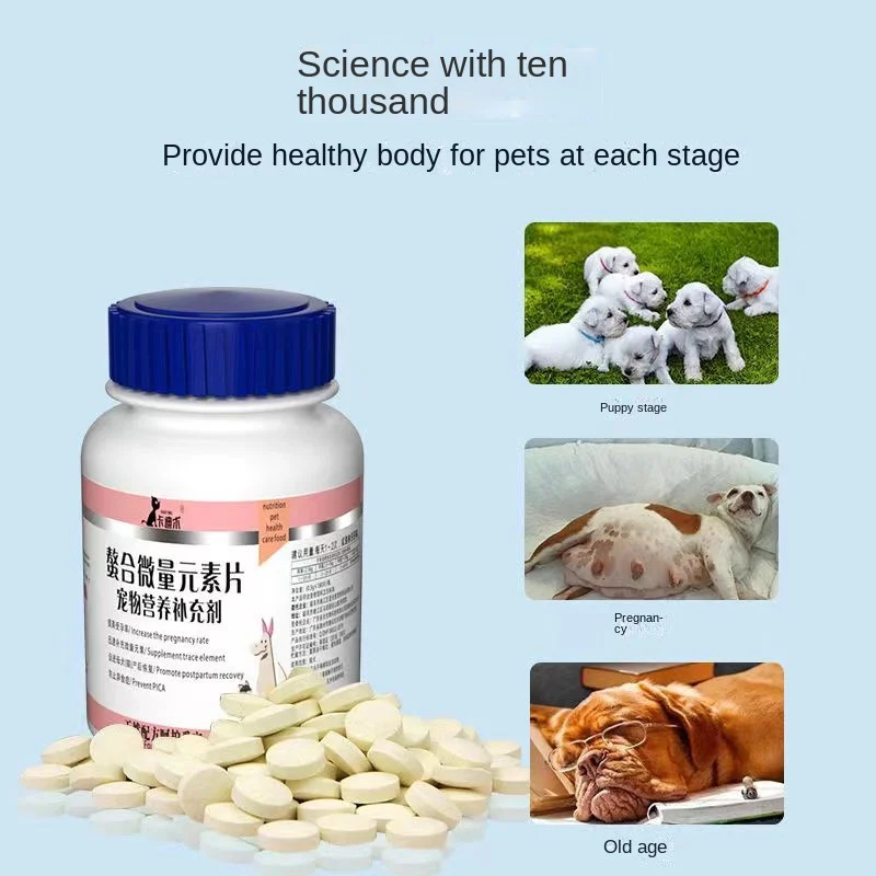 Dog trace elements 180 tablets calcium supplement appetizer fat universal cat complex vitamin gastrointestinal development
Dog trace elements 180 tablets calcium supplement appetizer fat universal cat complex vitamin gastrointestinal development