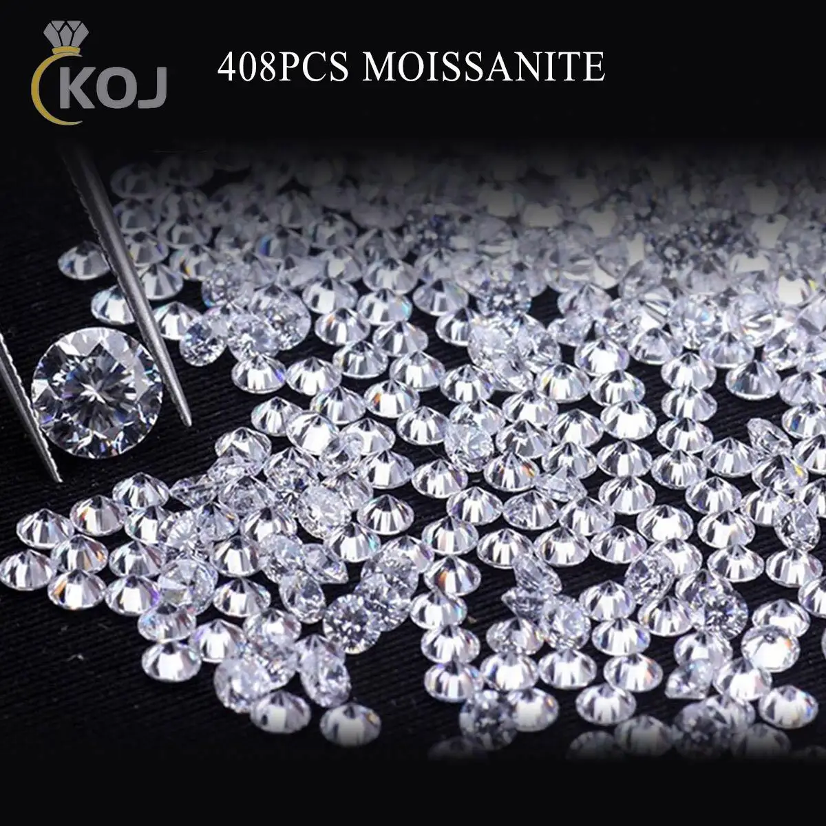 KOJ 408PCS Small Loose Gemstones Moissanite Stone 0.8mm To 2.9mm D Color VVS1 Excellent Cut Loose Beads For Jewelry Making D 
KOJ 408PCS Small Loose Gemstones Moissanite Stone 0.8mm To 2.9mm D Color VVS1 Excellent Cut Loose Beads For Jewelry Making D