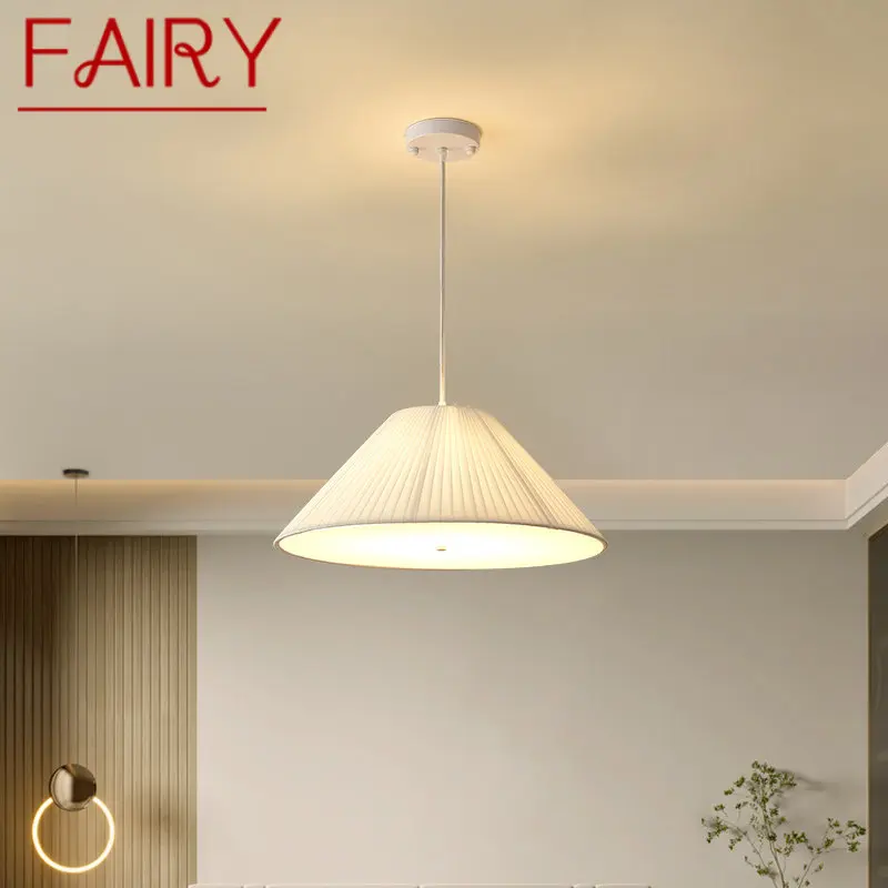 FAIRY Modern Pendant Lamp Nordic LED Creativity Simplicity Pleats White Hanging Light For Home Dining Room Bedroom
FAIRY Modern Pendant Lamp Nordic LED Creativity Simplicity Pleats White Hanging Light For Home Dining Room Bedroom