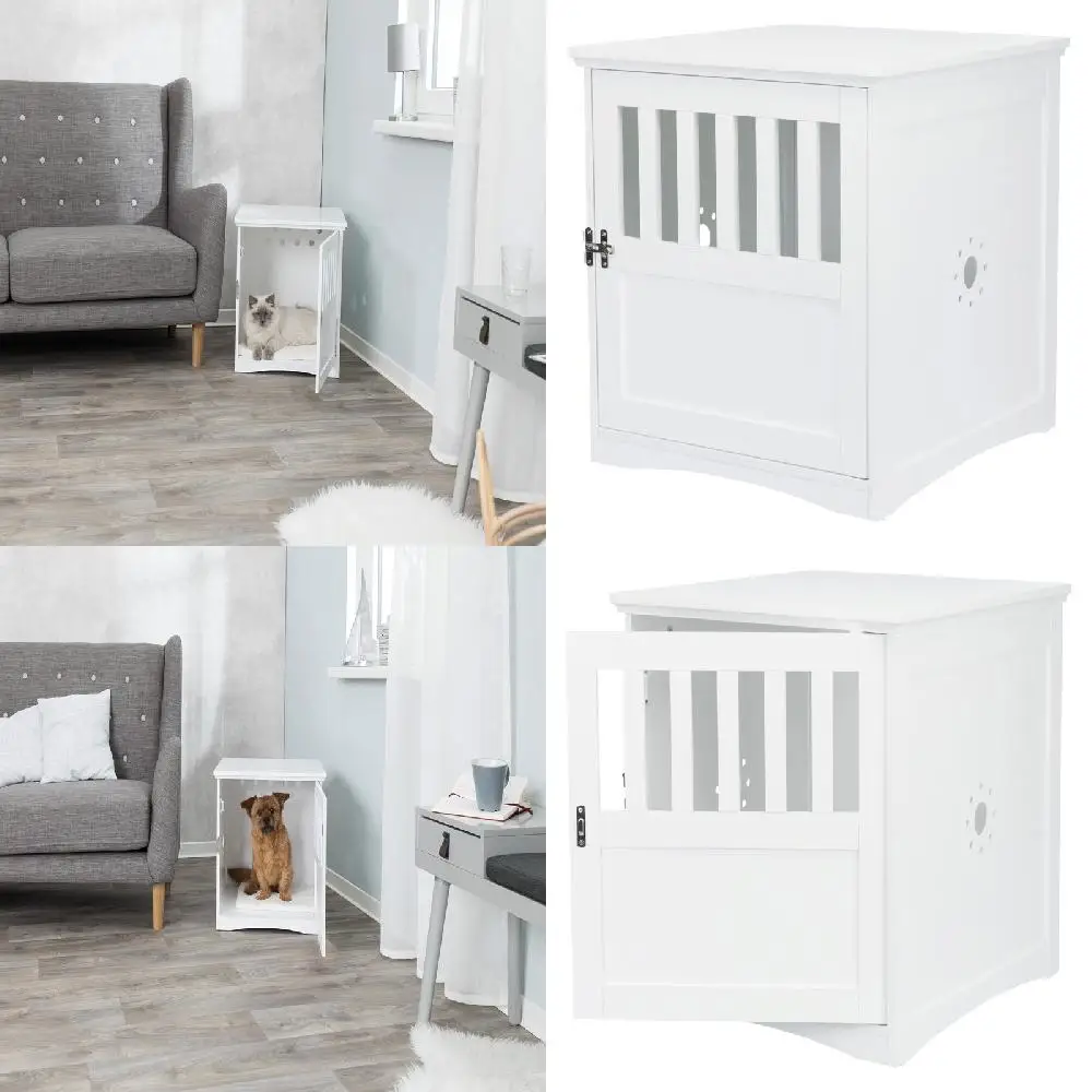 Kennel Attractive, Durable, White Wooden 1-Door Indoor Dog Crate - Perfect for Home Use Kennel (128 Characters)
Kennel Attractive, Durable, White Wooden 1-Door Indoor Dog Crate - Perfect for Home Use Kennel (128 Characters)