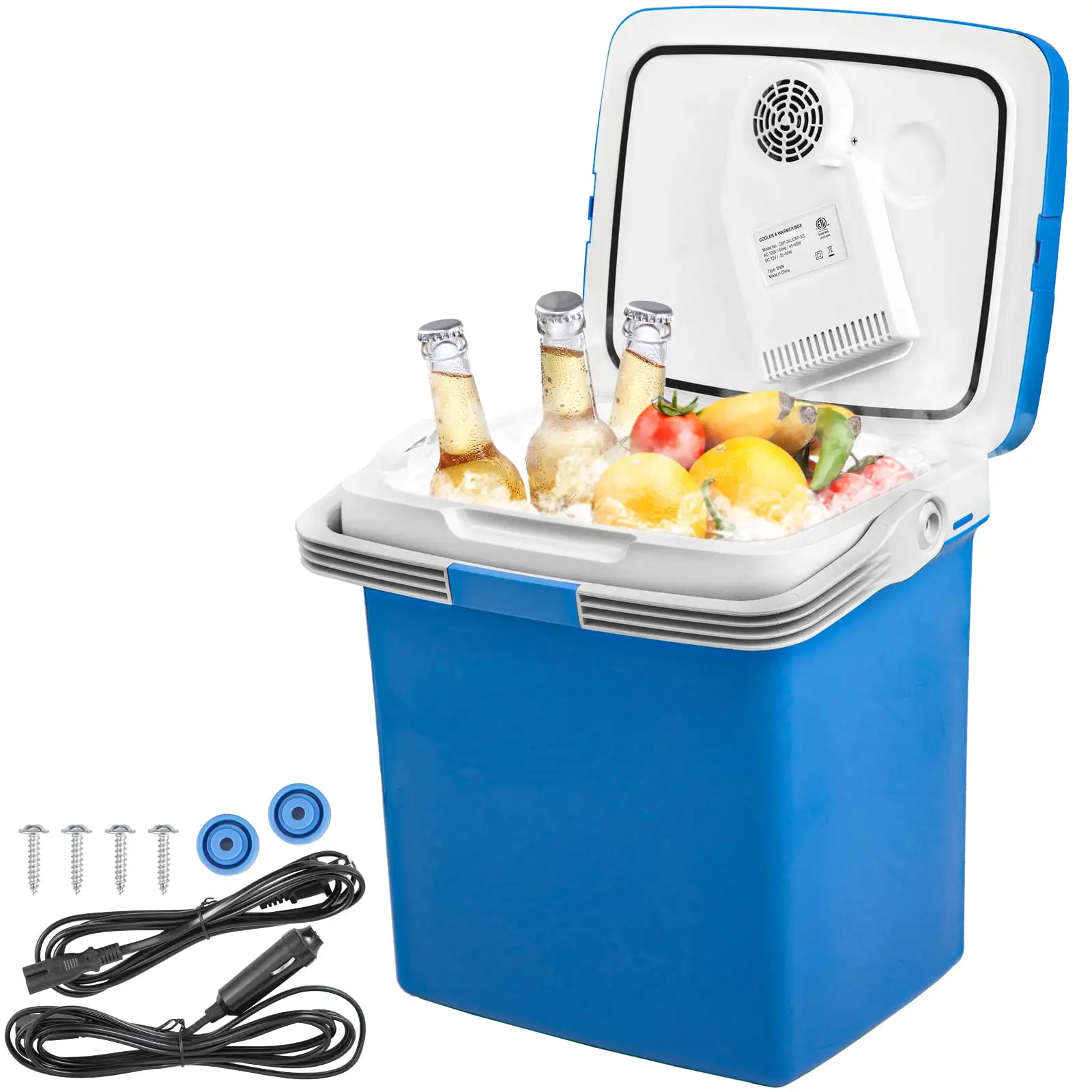 28 Quart car Mini Fridge 110V AC Home Power Cord 12V Car Adapter for Camping Travel Plug in Refrigerator with Collapsible Handl
28 Quart car Mini Fridge 110V AC Home Power Cord 12V Car Adapter for Camping Travel Plug in Refrigerator with Collapsible Handl
