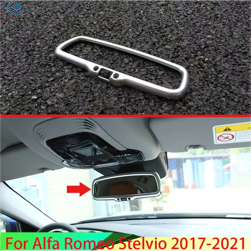 Для Alfa Romeo Stelvio 2017 2018 2019 2020 2021 автомобильные аксессуары ABS хромированное матовое внутреннее зеркало декоративная рамка отделка
Для Alfa Romeo Stelvio 2017 2018 2019 2020 2021 автомобильные аксессуары ABS хромированное матовое внутреннее зеркало декоративная рамка отделка