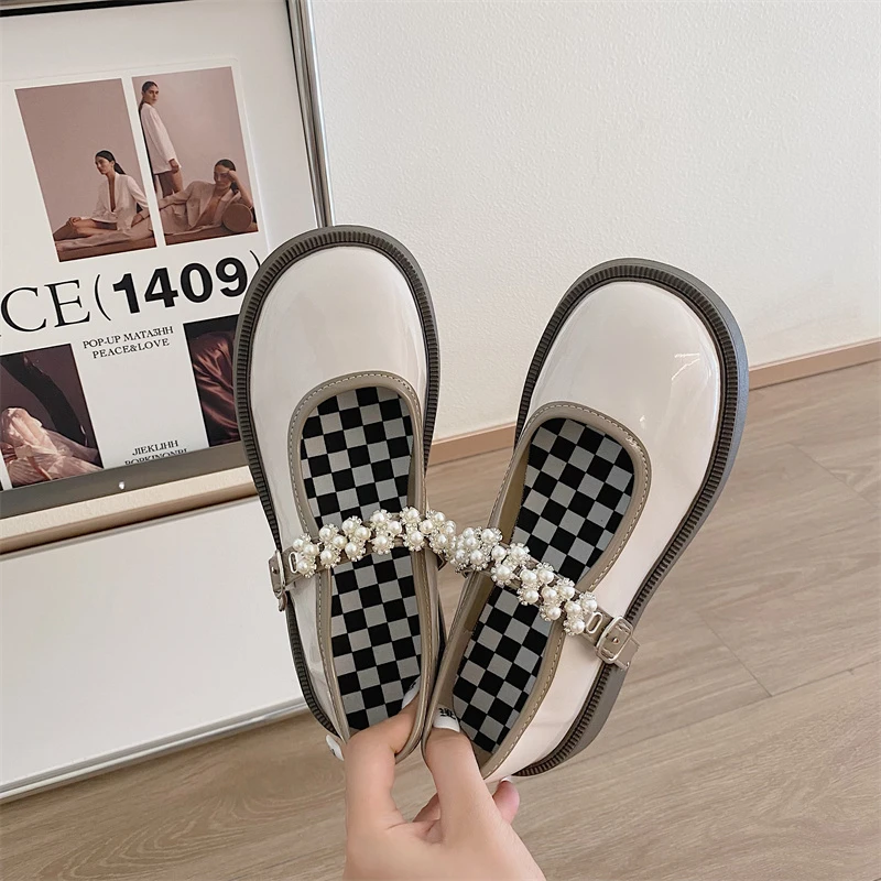 2022 New Vintage Square Toe Mary Jane Shoes Fashion Chunky Heels Elegant String Bead Buckle Lace Up Mid Heel High Heels 35-40
2022 New Vintage Square Toe Mary Jane Shoes Fashion Chunky Heels Elegant String Bead Buckle Lace Up Mid Heel High Heels 35-40