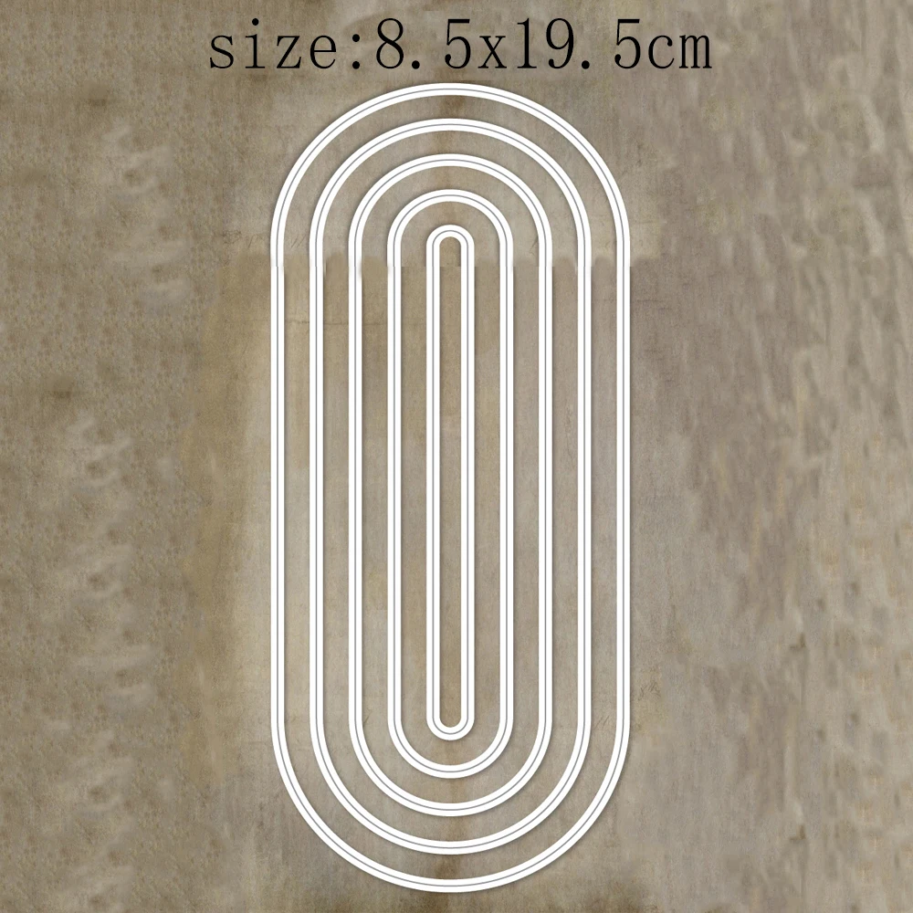 Five Oval Borders Hot Sale Metal Cutting Dies for DIY Scrapbooking Crafts Stencils Photo Album Template Handmade Decoration
Five Oval Borders Hot Sale Metal Cutting Dies for DIY Scrapbooking Crafts Stencils Photo Album Template Handmade Decoration