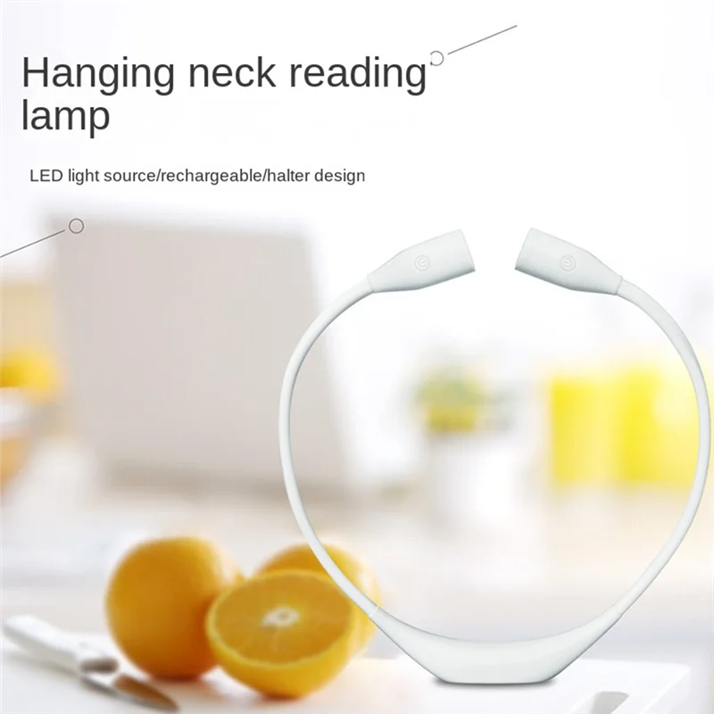 Neck Reading Light Novelty Flexible Neck Lights Handsfree Book Light Read Lamp Portable USB Rechargeable White
Neck Reading Light Novelty Flexible Neck Lights Handsfree Book Light Read Lamp Portable USB Rechargeable White