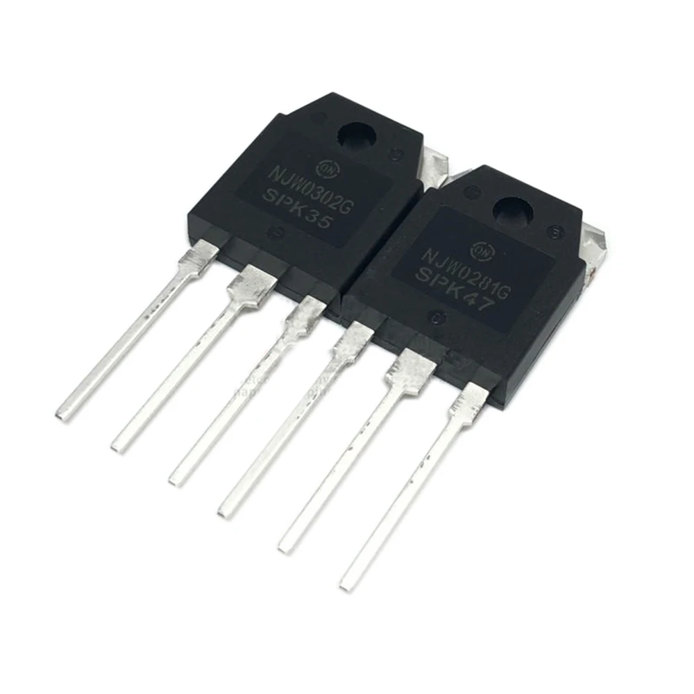 10pcs=5pair ( 5pcs NJW0281G + 5pcs NJW0302G ) NJW0281 NJW0302 high transistor 100% new original
10pcs=5pair ( 5pcs NJW0281G + 5pcs NJW0302G ) NJW0281 NJW0302 high transistor 100% new original