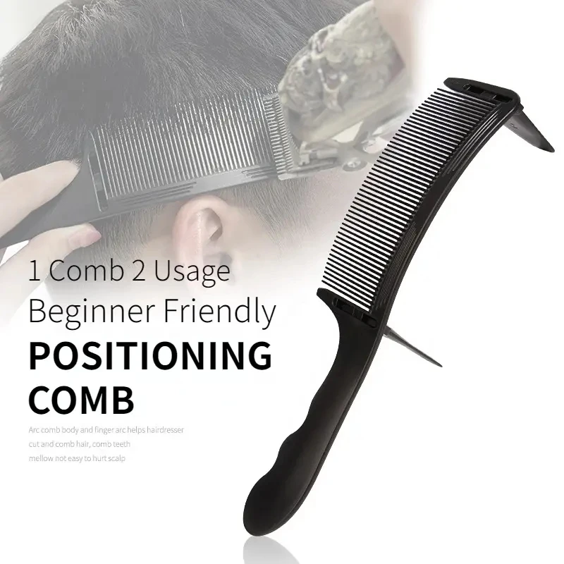

Professional Positioning Comb Hair Cutting Flat Top Comb Salon Hairdressing Clipper Curved Combs For Men Styling Barber Tools