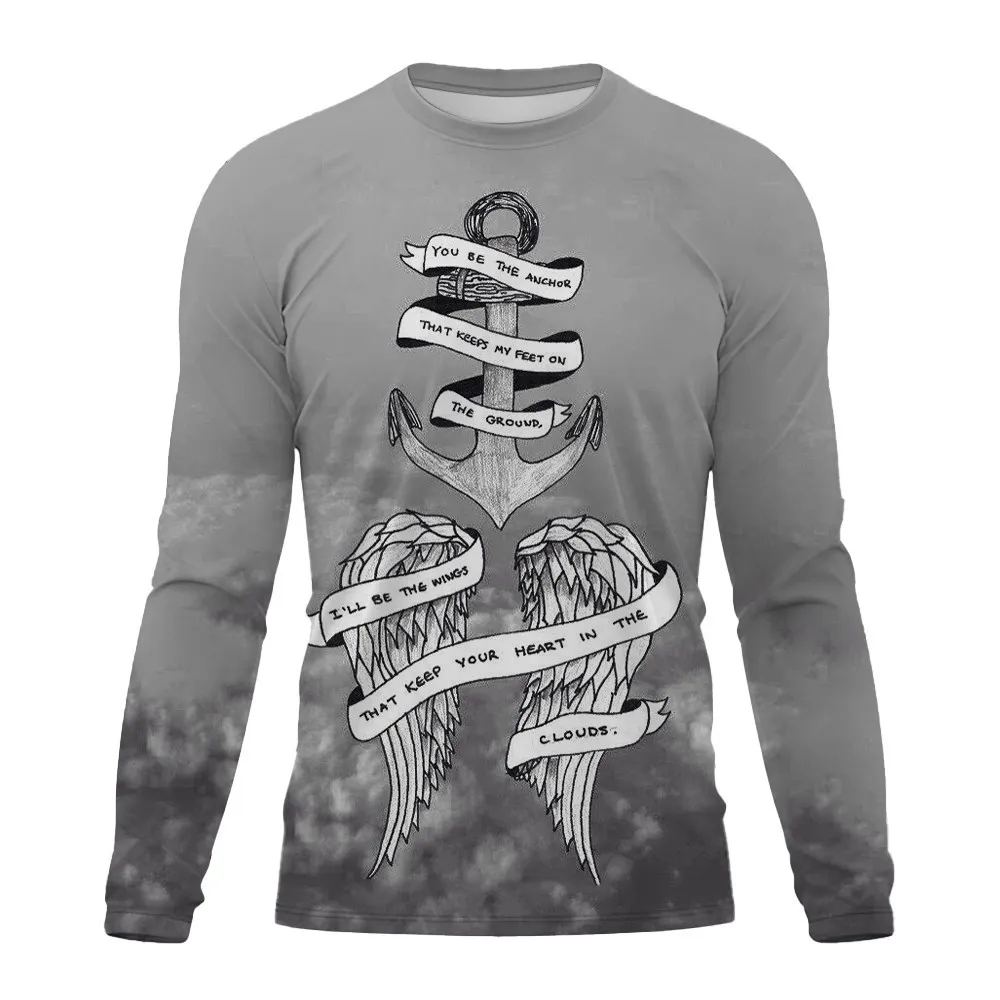 Новинка 2023, Мужская футболка с длинным рукавом, модная Ретро футболка с 3D буквенным принтом и круглым вырезом, свитшот, повседневный трендовый Топ, мужская одежда
Новинка 2023, Мужская футболка с длинным рукавом, модная Ретро футболка с 3D буквенным принтом и круглым вырезом, свитшот, повседневный трендовый Топ, мужская одежда