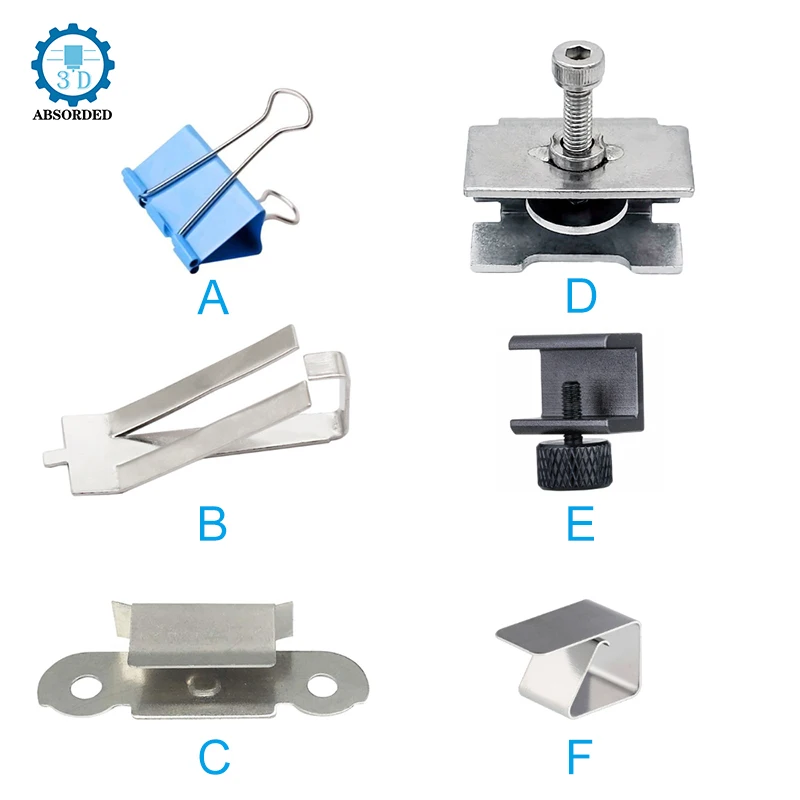 4PCS 3D Printer Glass Hotbed Platform Clamp Colorful Heated Bed Ultimaker Build Plate Adjustable Fixed Clip for cr10 Ender 3 pro
4PCS 3D Printer Glass Hotbed Platform Clamp Colorful Heated Bed Ultimaker Build Plate Adjustable Fixed Clip for cr10 Ender 3 pro