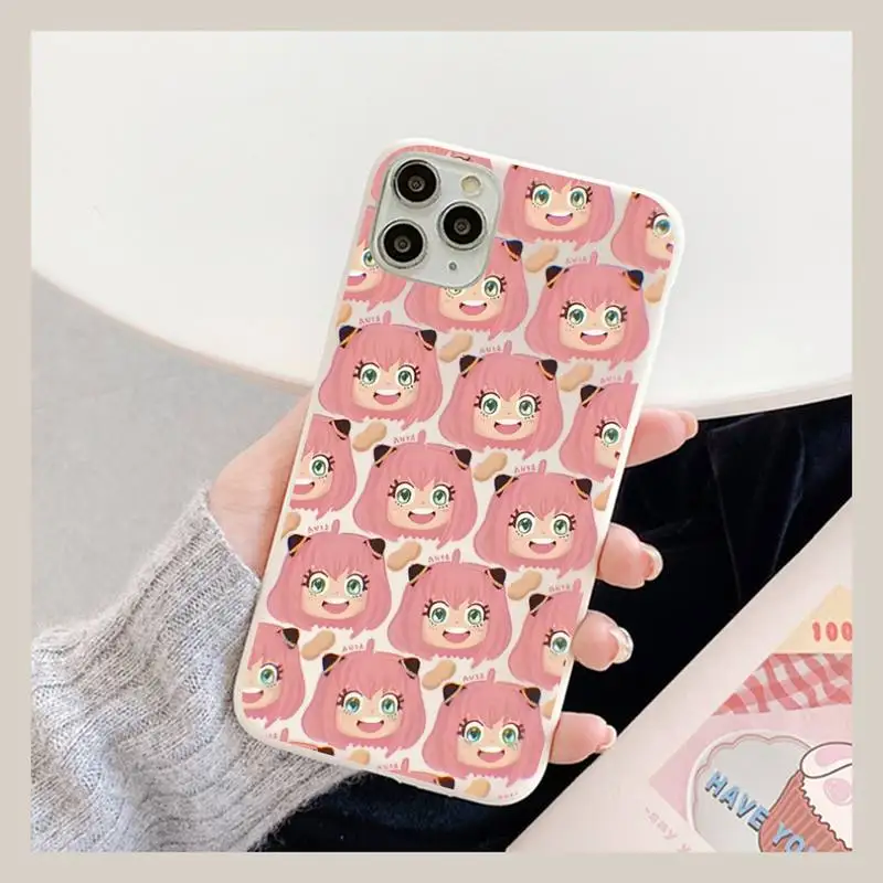 Spy X Family Anya Phone Case for iPhone 11 12 13 Mini Pro Xs Max 8 7 6 6S Plus X XR Solid Candy Color Case
Spy X Family Anya Phone Case for iPhone 11 12 13 Mini Pro Xs Max 8 7 6 6S Plus X XR Solid Candy Color Case