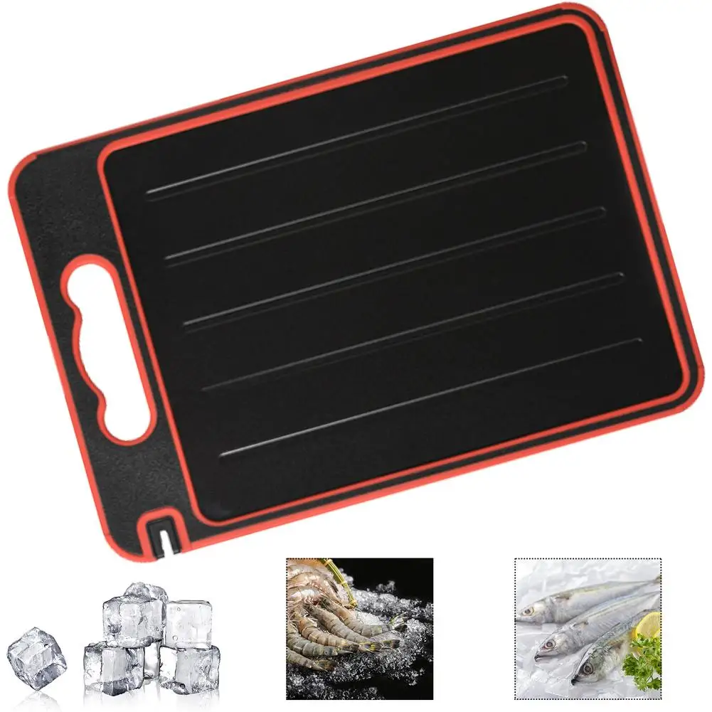 Fast Defrosting Tray Thaw Frozen Food Meat Fruit Quick Defrosting Plate Board Defrost Kitchen Gadget Tool With Knife Sharpener
Fast Defrosting Tray Thaw Frozen Food Meat Fruit Quick Defrosting Plate Board Defrost Kitchen Gadget Tool With Knife Sharpener