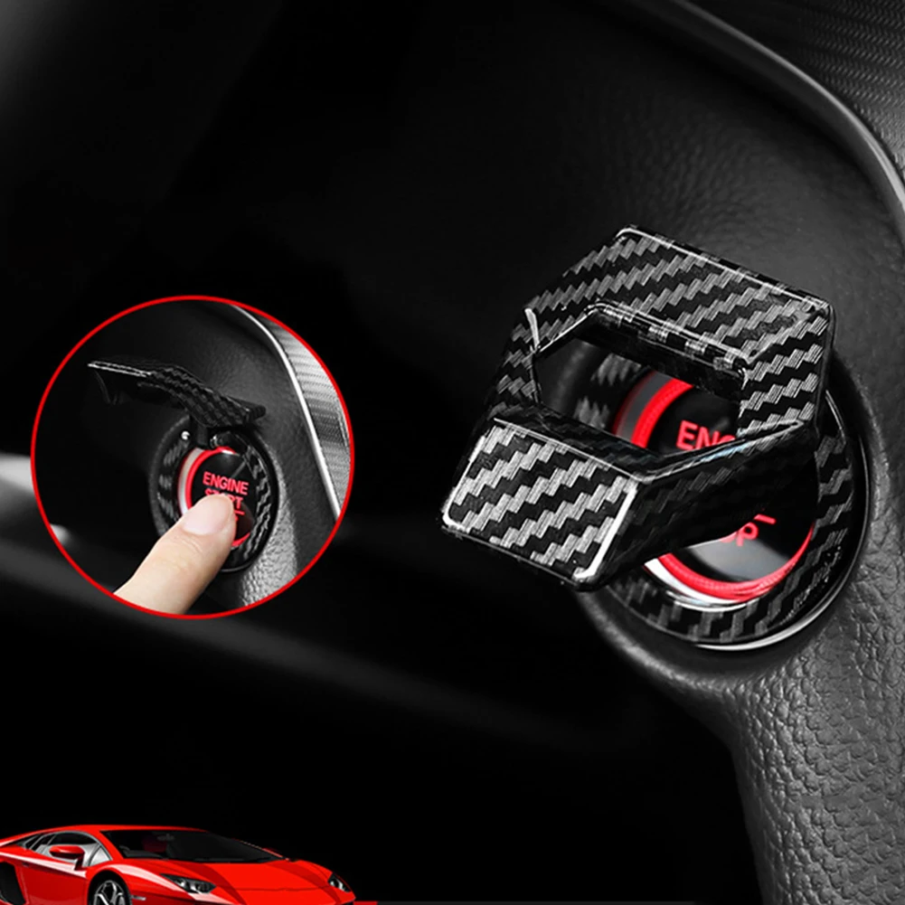 1pac Fits For Most Cars Black Carbon Fiber Engine Start Stop Push Button Switch Cover 180 Degree Stretch Auto Trim Accessories
1pac Fits For Most Cars Black Carbon Fiber Engine Start Stop Push Button Switch Cover 180 Degree Stretch Auto Trim Accessories