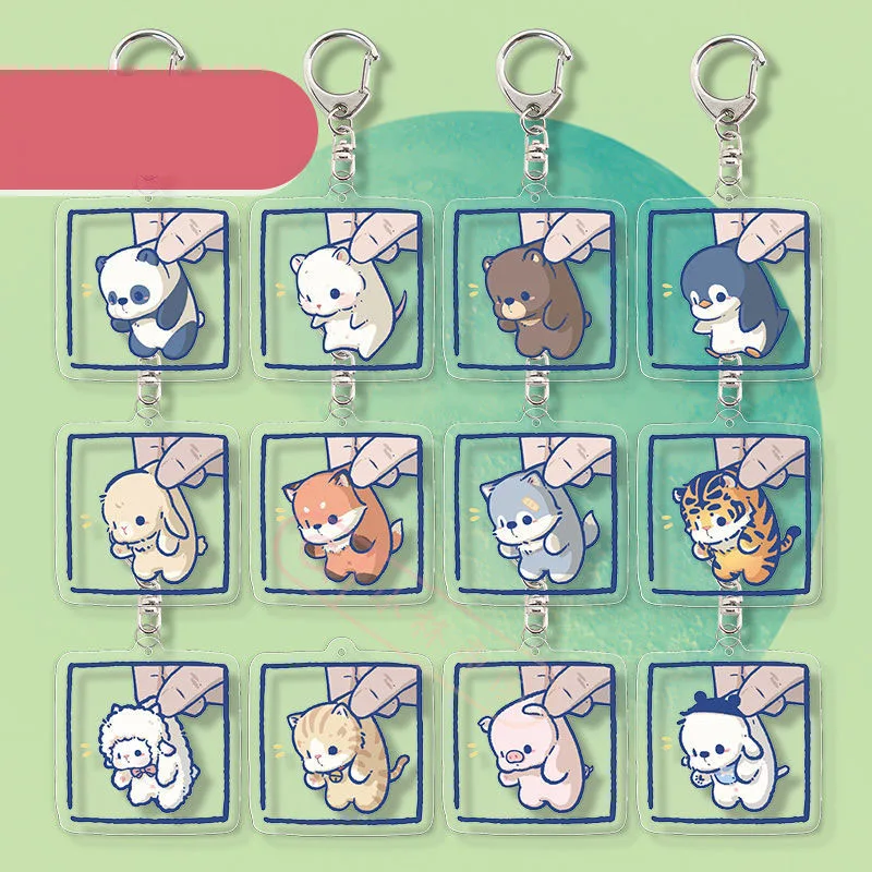 New Cute Kawaii Naughty Animal Cartoon Keychain Girl Heart Little Fox Acrylic Bag Pendant Couples Healing Gift Toys
New Cute Kawaii Naughty Animal Cartoon Keychain Girl Heart Little Fox Acrylic Bag Pendant Couples Healing Gift Toys